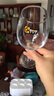 格娜斯 红酒杯套装家用醒酒器红酒高脚杯欧式杯架葡萄酒杯酒具高档轻奢 360ml6只+带把醒酒器+金色杯架 实拍图