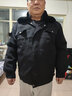 猎阵黑色保安服冬大衣男套装保安套装门岗棉衣男棉袄棉衣冬季酒店物业 黑色冬执勤服 190/4XL 实拍图