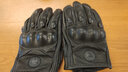 摩多狼摩托车手套真皮防风防摔舒适越野机车骑行骑士装备 全指短款[柔软真羊皮]网眼透气 XL[双指触屏灵敏] 实拍图