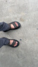 卡帝乐鳄鱼（CARTELO）皮凉鞋男夏季2024透气沙滩鞋男外穿两用男士洞洞凉拖鞋 棕色 39 实拍图