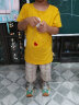 齐齐熊（ciciibear）夏款儿童短袖t恤宝宝半袖纯棉小童T恤夏季婴儿上衣 黄色 110cm(48M建议身高100-106cm) 实拍图