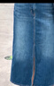 Levi's李维斯夏季女士直筒开衩显高显瘦优雅美式休闲蓝色牛仔半裙 蓝色 L (27) 实拍图