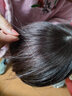 佰丝堂假发女长发全真发发片刘海补发块头顶遮白发轻薄增加发量真人发丝 棕色13*13仿肤递针 30cm 法式刘海 实拍图