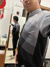 兰帕达5~10°秋冬骑行服男公路自行车骑行长袖上衣防风抓绒保暖外套静寂 静寂外套+防风抓绒长裤 2XL （160-179斤） 实拍图