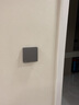 西门子（SIEMENS）开关插座面板 睿致系列极光灰色 一开单控（带LED指示灯） 开关 实拍图