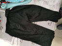 欧丝卡（OSILKA）灯笼裤女夏季薄款宽松女士束脚裤子冰丝休闲裤运动裤九分裤 黑色-冰丝-(九分裤) 2XL 建议130-145斤 实拍图
