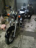 杰帆（JF）摩托车跑车可上牌电喷跨骑太子款复古街车跨骑叛逆者骑士车  黑色 实拍图