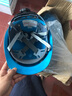 星工（XINGGONG）工地安全帽玻璃钢V型监理电力建筑工程防砸头盔劳保头盔 免费印字 蓝色 实拍图