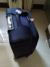SHENGSHISABER瑞士军刀集团行李箱女旅行箱男学生万向轮牛津布拉杆箱商务大容量 深蓝色 24英寸 实拍图