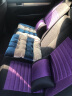 欧玛奴汽车座套四季通用全包围汽车坐垫冬季布艺座垫座椅套适用于 豪华版黑紫色 找不到车型 下单留言车型和年份 实拍图