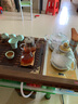 新功（SEKO） 自动上水茶盘鸡翅木实木茶盘整套茶具功夫茶具套装智能茶道电热水壶烧水壶茶台 F64 配W38茶炉【无茶具】 实拍图
