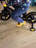 纳豆（nadle）nadle纳豆儿童自行车平衡车二合一多功能可折叠脚踏车滑行车童车 炫酷黄基础款 12寸(建议身高105以下购买) 实拍图