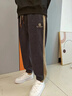 洛夫伦（LOFVRANG）加绒加厚秋冬休闲长裤男宽松百搭大码运动裤子灯芯绒加肥加大卫裤 黑色 8XL （适合255到275斤） 实拍图