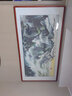 迅典泰山日出国画山水画客厅装饰画办公室挂画风水靠山沙发背景墙字画 a款泰山日出 实木带框83*163厘米 实拍图