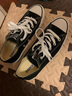 匡威（Converse）1970S经典男鞋女鞋低帮帆布鞋常青款学生情侣款运动休闲鞋 101001 黑色 偏大 37 实拍图