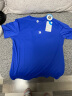 361°儿童速干短袖2023夏季男女童(3-12岁)运动上衣透气短T恤 170蓝 实拍图