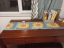 Ekelund 纯棉桌旗 高级感茶几布美式田园中式床旗北欧餐台垫简约桌布 生活桌旗35*180cm 实拍图