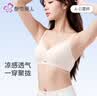 都市丽人凉感蜂巢杯无痕软支撑内衣女舒适透气小胸聚拢文胸7A抑菌 浅粉  L 实拍图