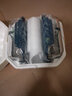 欣美雅（xinmeiya） 三格玻璃饭盒微波炉加热饭盒分隔餐盒上班带饭保温饭盒袋便当盒 星海蓝带餐具三格980毫升 实拍图