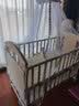 爱里奇婴儿床实木无漆多功能宝宝bb床新生儿拼接大床可移动婴幼儿床 大床+皇冠五件套+棕垫+棉被 实拍图