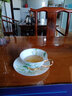 心饰园茶花仙子骨瓷咖啡杯套装咖啡杯子欧式陶瓷杯碟创意英式下午茶杯 茶花6杯碟+花茶壶 礼盒装+金鸟架 心饰园 实拍图