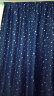 美丽契约窗帘 全遮光加厚棉麻窗帘成品田园星星定制遮光布料客厅 全遮光米色（挂钩） 3.5米宽x2.7高一片 实拍图