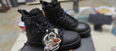 外星蜗牛摩托车骑行鞋男四季防滑透气通勤机车骑士靴子摩旅休闲高帮鞋子女 新配色黑武士 40 实拍图