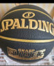 斯伯丁（SPALDING）篮球7号室内外比赛特别定制黑金七号防滑耐磨PU材质篮球 实拍图