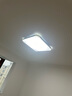 LED客厅灯 吸顶灯 卧室灯 灯具照明 方灯圆灯 客卧套餐组合 60*60cm无极60W（16-22平） 银色边框 实拍图