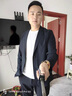 恒源祥夏季超薄防晒西服男士冰丝凉感透气单西上衣轻奢休闲西装外套男装 【冰丝超薄】藏青色 XL 180码（建议145-165斤） 实拍图