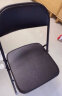 天坛天坛家具7469折叠椅 金属会议喷塑软椅办公餐椅 国货老牌经典系列 喷塑椅（黑色） 2把 实拍图