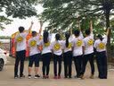潮印雅堂 纯棉短袖文化衫定制T恤工衣定做工作服同学聚会周年订做广告衫定制班服印logo圆领衣服订制 【款式①-26支普梳棉】白色 XL 实拍图