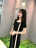 五沃 职业连衣裙气质女神范时尚吊带裙修身显瘦西装外套内搭打底裙搭 酒红连衣裙 . L 实拍图