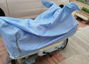 CTRLEND电动车防雨罩车罩全罩套电瓶车遮雨罩摩托车防晒防水车衣踏板雨衣 蓝色4XL【适用中型踏板车】 实拍图