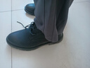 GENAI商务休闲皮鞋男士真皮低帮工装鞋马丁鞋防滑青年西装潮流男鞋子男 黑色 真牛皮 系带 百搭 四季款 42码 (260MM) 实拍图