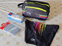 李宁（LI-NING） 泳裤男易干男士泳衣套装近视泳镜可选泳帽大码温泉泳裤三件套男 五分三件套L 近视500度 实拍图