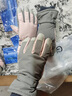 靓魅姿滑雪手套女冬天韩版防泼水防寒保暖加绒加厚手套棉骑行玩雪手套 灰色 均码 实拍图