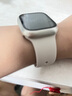 达梭适用苹果手表表带apple watch10/S9液态硅胶iwatchSE/7/8运动表带男女潮流创意ultra运动防水表链 新款-星光色 40/41/42mm（标准码） 实拍图