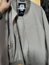 七匹狼夹克男秋季棒球领外套男士商务通勤简约单茄克衫防风衣男装棒球服 卡其-25新款升级三防抗静电 3XL (185) 实拍图