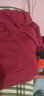 皮尔卡丹休闲运动套装女春秋新款大码宽松中年妈妈装时尚连帽服卫衣两件套 酒红色【套装】 2XL(建议120-140斤) 晒单实拍图
