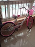 BOMEILUN儿童自行车6-8-10-15岁女孩公主款单车学生车男孩脚踏车中童车 白粉色（普通后座+礼包） 22寸（适合身高135-160cm） 实拍图