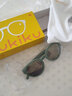 SHUKIKU儿童太阳镜防紫外线男女童防晒墨镜轻便眼镜橄榄绿镀膜镜片小童款 实拍图