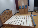 盈元（Yingyuan）全实木儿童床男孩女孩1.2米单人床实木储物床儿童套房家具学生床 单床+2个床头柜 1500mm*2000mm框架结构 实拍图