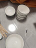 尚行知是 碗碟套装北欧简约陶瓷餐具菜盘子碗筷组合家用创意餐盘ins 方形46件套 头数 实拍图