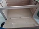 自然屋户外露营收纳箱车载后备箱整理箱子收纳柜盒野营野餐露营折叠桌凳 沙漠色-75L 【加厚材质】 实拍图