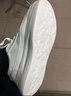 达芙妮（DAPHNE） 厚底小白鞋女春秋季新款透气板鞋子女百搭皮面学生运动休闲鞋女 白灰色-04024（皮面款） 38 实拍图