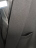 VEDEOL 西服男士韩版小西装休闲易打理修身外套休闲职业正装伴新郎结婚 黑色单外套 4XL-体重170-190合适 实拍图