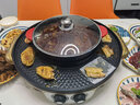 新厨夫新款升级电烧烤炉家用 电烤盘不粘烤肉机涮烤火锅一体二用锅鸳鸯火锅电烤锅C01 42cm 全分体（单火锅+煎盘） 2层 实拍图