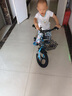 贝琦童（BEIQITONG）儿童自行车单车2-3-4-6-9-10岁男孩童车中大童女孩小孩宝宝脚踏车 尊享蓝【一体轮】暴君轮水壶礼包 14寸适合身高(90-105)CM 实拍图