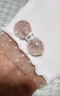 贝瑞加（Babyprints）儿童打底裤宝宝棉质裤子女孩甜美外穿长裤春秋百搭底裤 白色110 实拍图